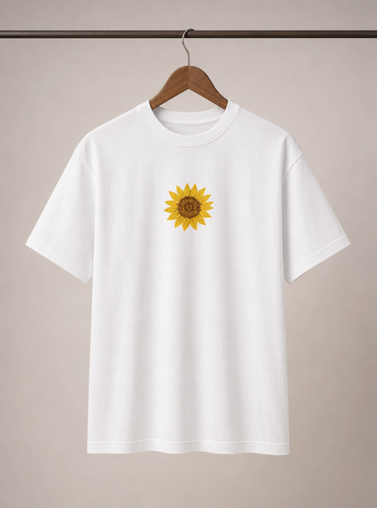 Sunflower Embroidered Tee